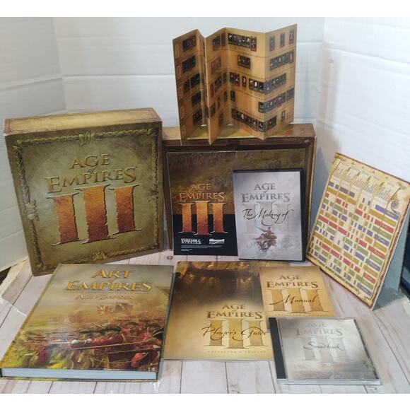 Age of Empires III: Collector's Edition, 2005, Giant Big Box COMPLETE - Picture 1 of 8